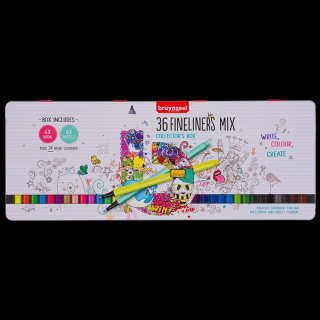 Bruynzeel Fineliners Basic Marker készlet - 36 db (Bruynzeel)