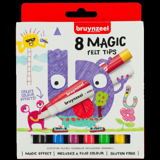Bruynzeel mágikus filctoll készlet gyerekeknek – 8 db