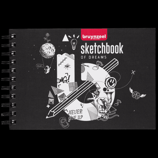 Bruynzeel Sketchbook 19,5 x 14,7 cm, 140g/m2, 80 papír