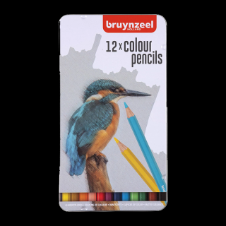 Bruynzeel színes ceruzák ónban Kingfisher - 12db (Bruynzeel)