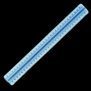 LENIAR UNI műanyag vonalzó fogantyúval - 30 cm (LENIAR UNI)