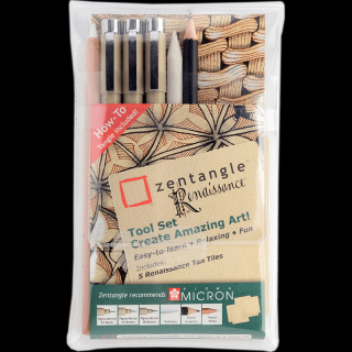 Műszaki tollkészlet SAKURA Zentangle Renaissance - 11 darab készlet ()