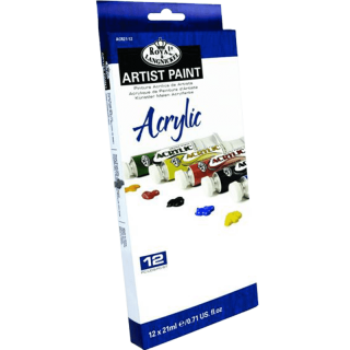 Royal &amp; Langnickel akril festék készlet - 12 x 21 ml (Royal &amp;)