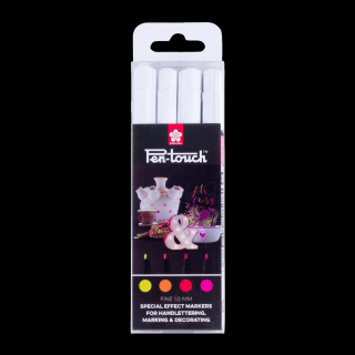 Sakura Pen-Touch fluoreszkáló készlet - 4 db (Sakura Pen-Touch)