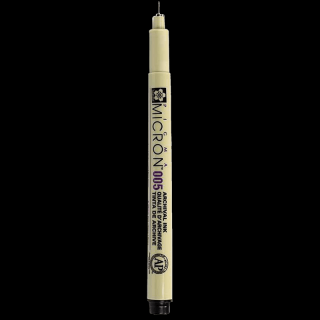 SAKURA Pigma Micron® műszaki toll  - 0,2 mm fekete