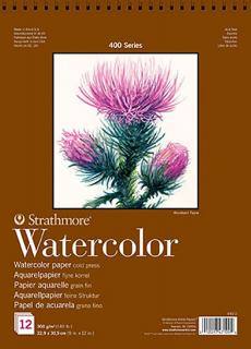 Strathmore Watercolor 17,8x25,4cm 300g 12 lap