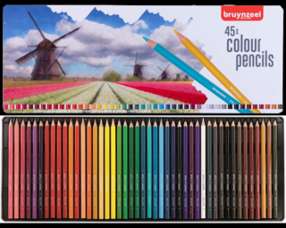 Színes ceruza készlet Bruynzeel - Hollandia - 45db (Bruynzeel)
