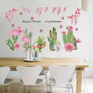 Falmatrica  Kaktuszok és flamingók  64x108cm