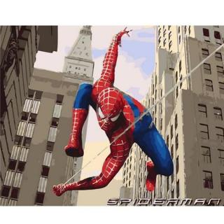 Festés számok szerint kép kerettel  Spider-man 3  40x50 cm