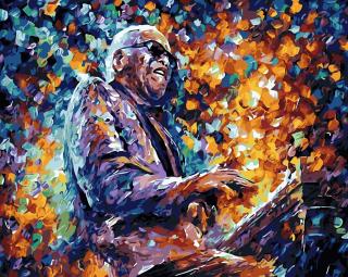 Festés számok szerint kép kerettel  stevie wonder  40x50 cm