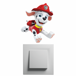 Matrica a kapcsoló felett  PAW Patrol - Marshall