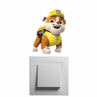 Matrica a kapcsoló felett  PAW Patrol -  Rubble