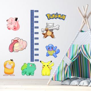 Textil falmatrica  Gyermek mérő - Pokémon