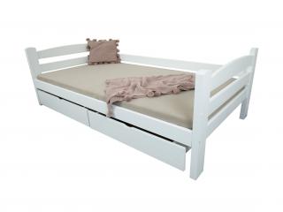 OLGA 5 ágy ágyneműtartóval 90x200 - fehér