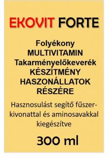 EKOVIT FORTE folyékony multivitamin takarmány előkeverék készítmény  300 ml