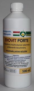 EKOVIT FORTE folyékony multivitamin takarmány előkeverék készítmény  500 ml