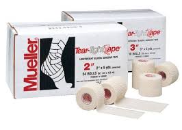 MUELLER Tear-Light® Tape, fehér 4,5m Szín és hossza: Fehér 5 cm x 4,5 m