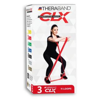Thera-Band CLX - piros, közepes erősségű