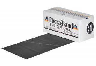 THERA-BAND erősítő gumiszalag 5,5 m, fekete, speciálisan erős
