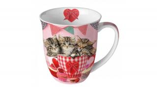 Ambiente 18417535 Cats In Tea Cups bögre 4 dl