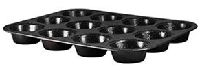 Berlinger Haus BH-1436 Black Rose Collection muffinsütő 12 db-os