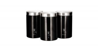 Berlinger Haus BH-6296 Black Silver Collection tárolódoboz készlet 3 db-os