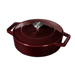 Berlinger Haus BH-6498 Burgundy öntöttvas alacsony lábas 26 cm