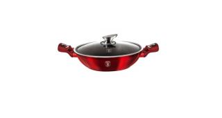 Berlinger Haus BH-7110 Burgundy Metallic Line Wok 30 cm, fedővel