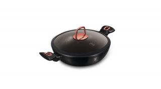 Berlinger Haus BH-7112 Black Rose Collection WOK fedővel, 30 cm