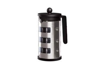 Berlinger Haus BH-7806 Black Silver Collection Dugattyús kávé-és teafőző 600 ml