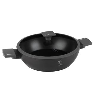 Berlinger Haus BH-8129 Antracit Collection alacsony lábas fedővel 30 cm