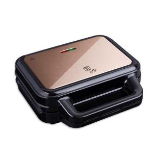 Berlinger Haus BH-9453 Rosegold cserélhető betétes szendvics-, grill és gofrisütő 900 W