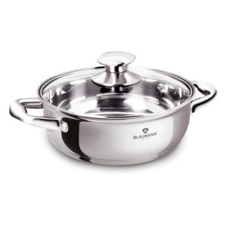 Blaumann BL-3864 Gourmet Line alacsony lábas fedővel 20 cm