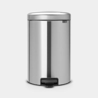 Brabantia 111907 NewIcon pedálos szemetes 20 l, matt steel