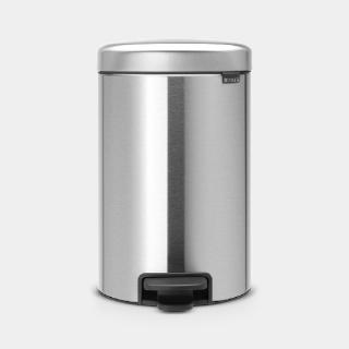 Brabantia 112041 NewIcon pedálos szemetes 12 l matt steel