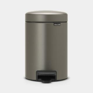 Brabantia 113246 NewIcon pedálos szemetes 3 l, platinum