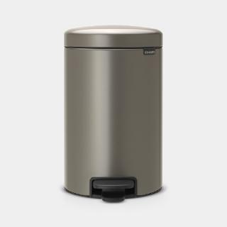 Brabantia 113628 NewIcon pedálos szemetes 12 l, platinum