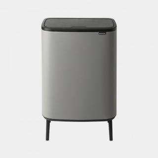 Brabantia 130281 Bo Touch Bin Hi szemetes 2x30 l, szürke