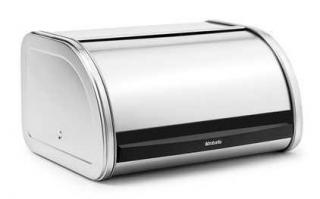 Brabantia 180018 Roll Top Matt Steel Kenyértartó 1 kg-os