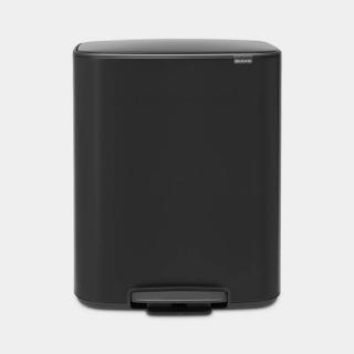 Brabantia 211362 Bo pedálos szemetes 60 l, matt fekete