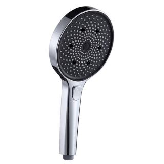 Inter Ceramic 7139 Zuhanyfej 3 funkciós 13 cm, króm-fekete