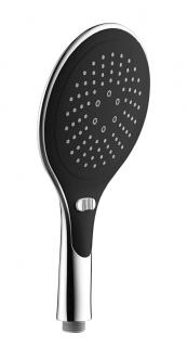 Inter Ceramic 7316B Zuhanyfej 3 funkciós 15 cm, króm-fekete