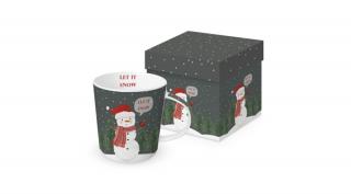 PPD 360302065 Snowman In Grey bögre 3,5 dl