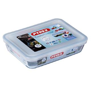 Pyrex 203229 Cook  Freeze üvegtál+műanyag tető 19x14 cm