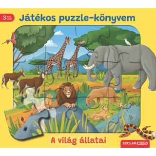 Játékos puzzle-könyvem: A világ állatai