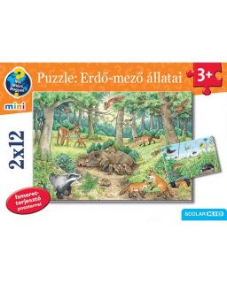 Puzzle: Erdő-mező állatai