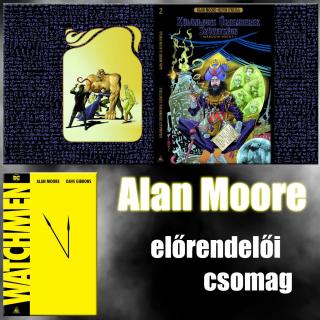 Alan Moore akciós előrendelői csomag (Watchmen, limitált kiadású Különleges Úriemberek Szövetsége...
