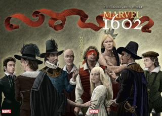 LIMITÁLT Neil Gaiman: Marvel 1602 keménytáblás képregény UTOLSÓ, SZÉPSÉGHIBÁS DARAB