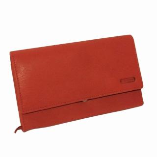 Piros bőr női pénztárca XE5552