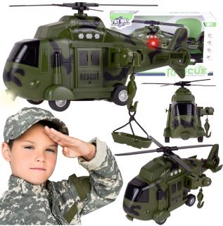 Army Rescue 1:16 interaktív katonai helikopter fényekkel és hangokkal